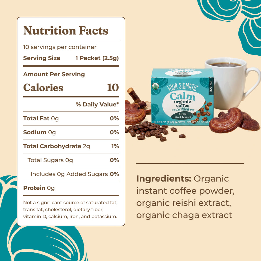 Calm Instant Coffee Packets