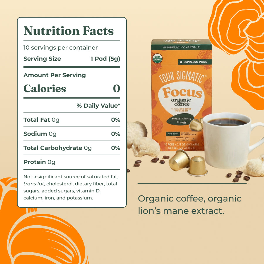 Focus Dark Roast Espresso Pods (10ct)