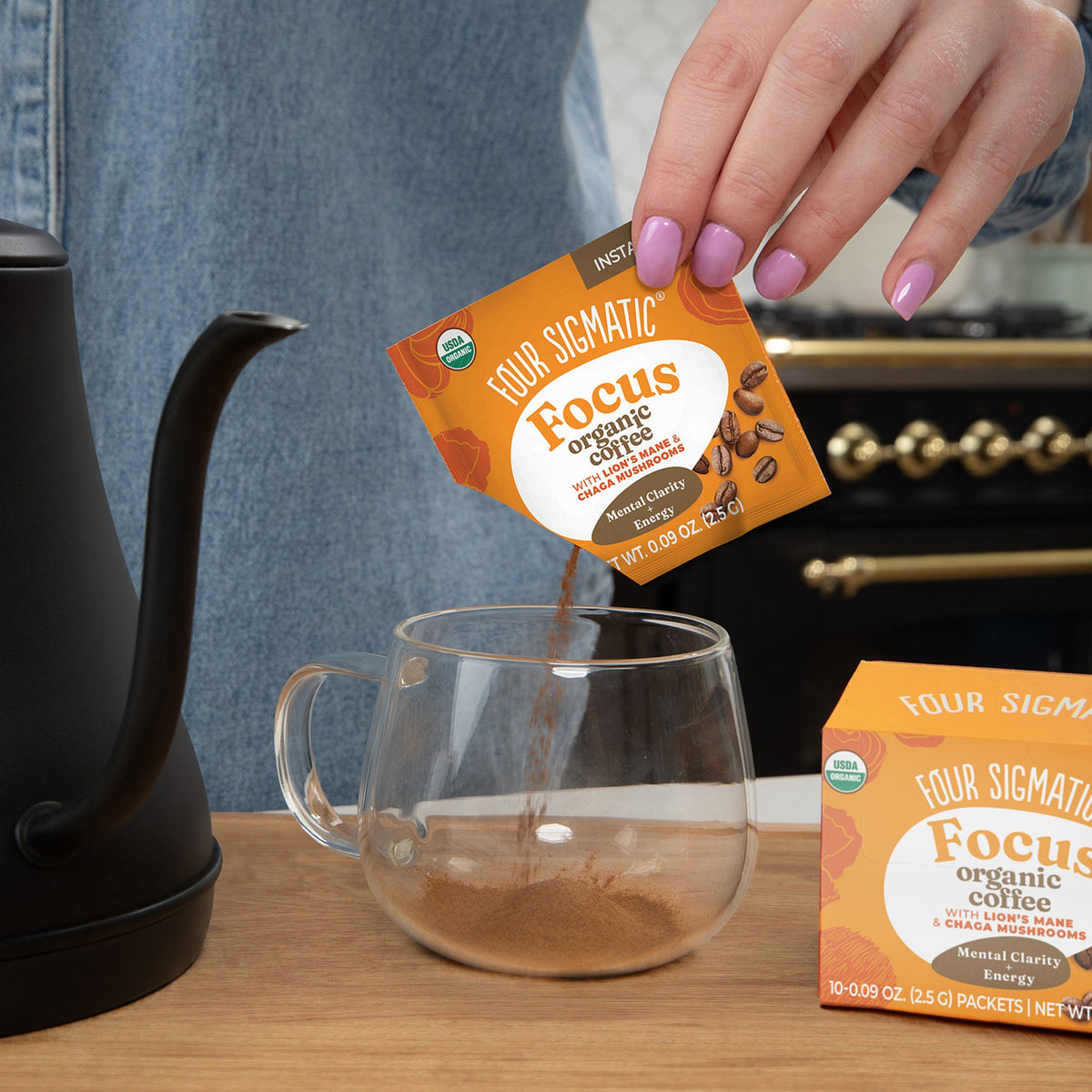Focus Instant Coffee Packets