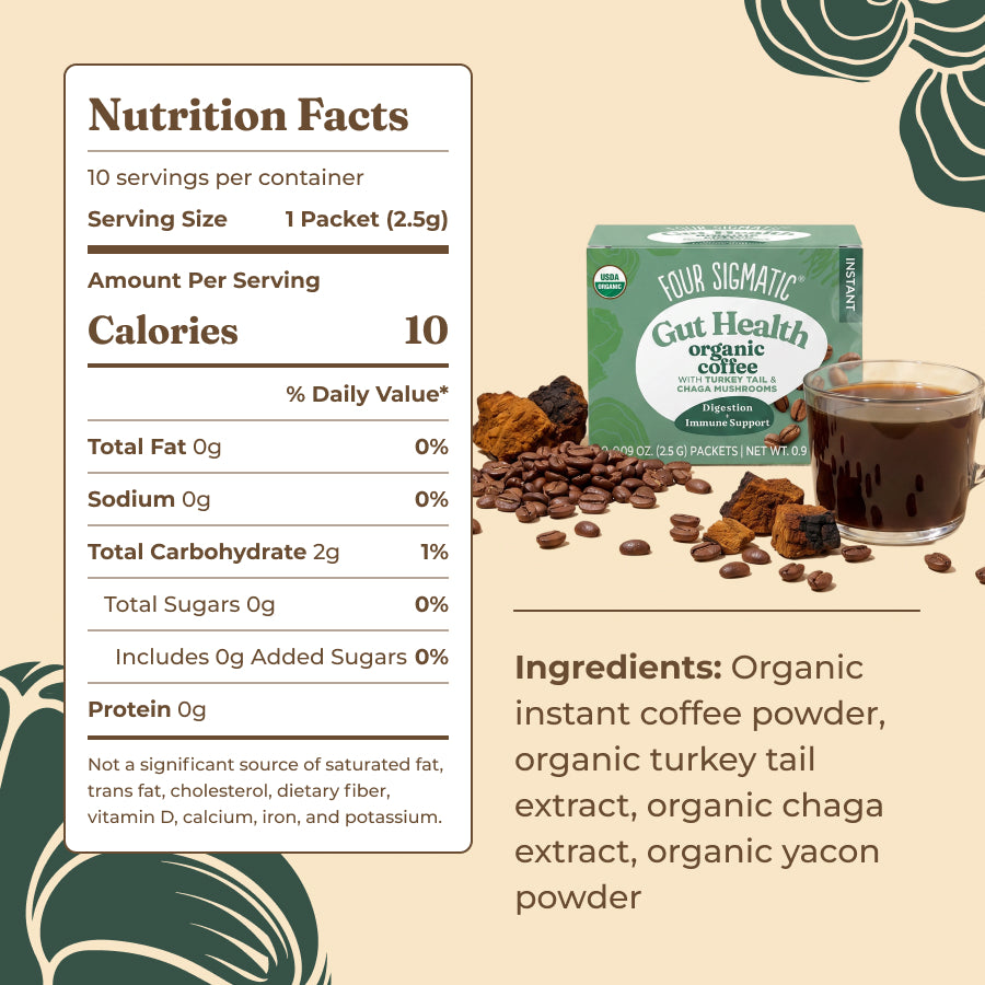 Gut Health Instant Coffee Packets