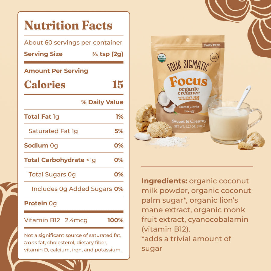 Focus Creamer – Sweet & Creamy