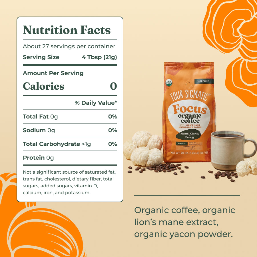 Focus Ground Coffee - Dark (20oz)