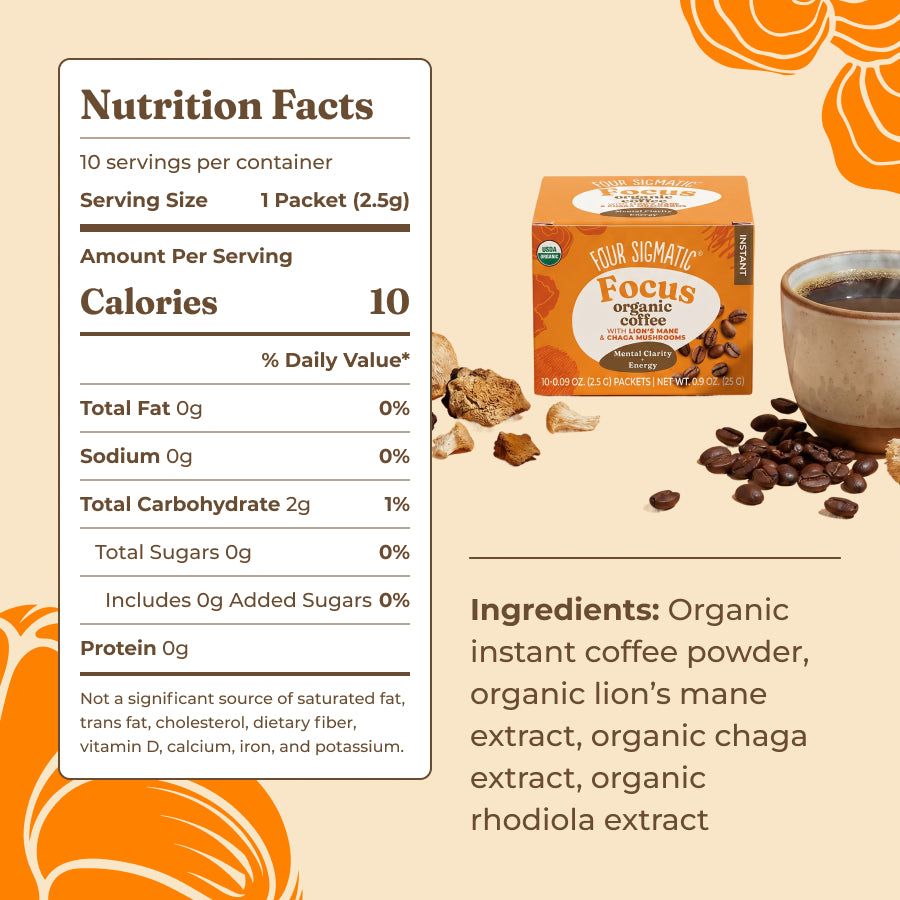 Focus Instant Coffee Packets